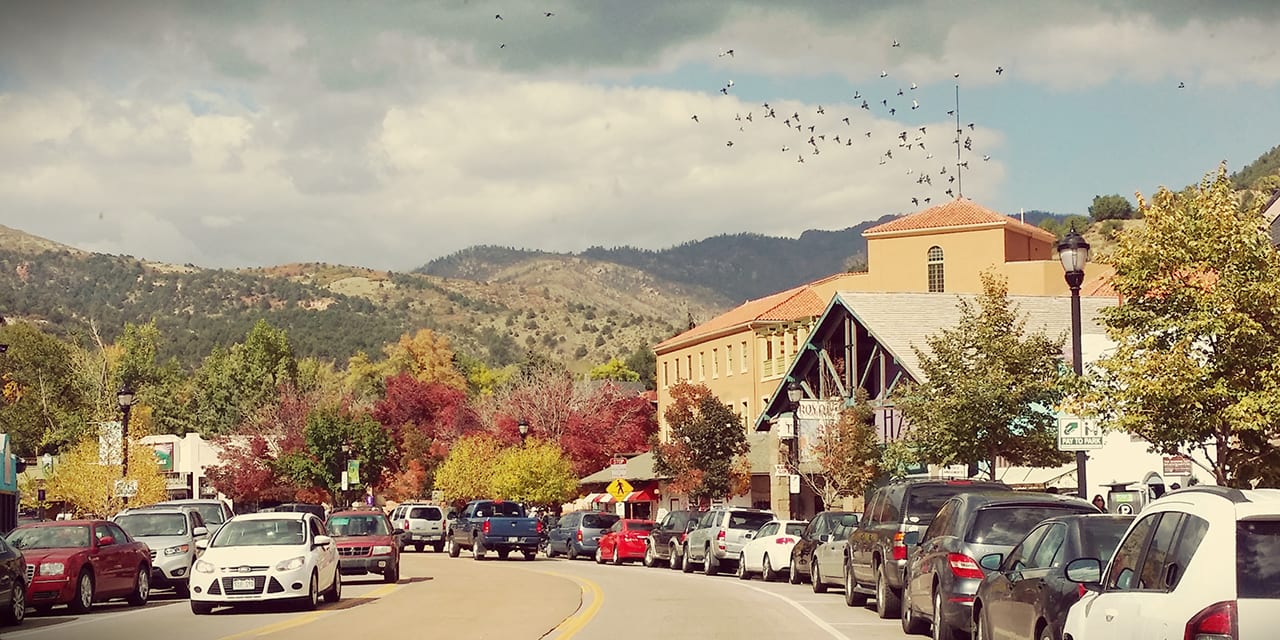 Manitou Springs Colorado mountain town