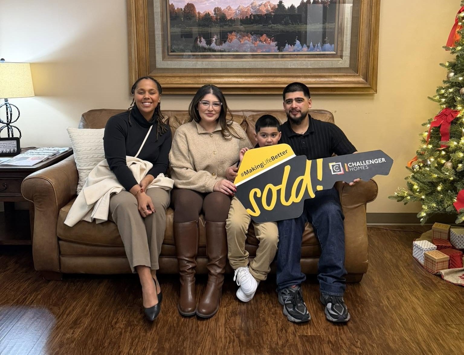Talisa McCarty with clients on closing day — Colorado Springs